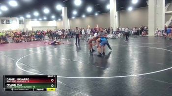 132 lbs Round 1 (6 Team) - Mason Fox, Florida Young Gunslingers vs Daniel Navarro, Wrestling University