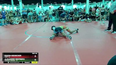 92 lbs Round 2 (4 Team) - Alesandro Restrepo, Vougar`s Honors vs Mason Keesecker, TDWC