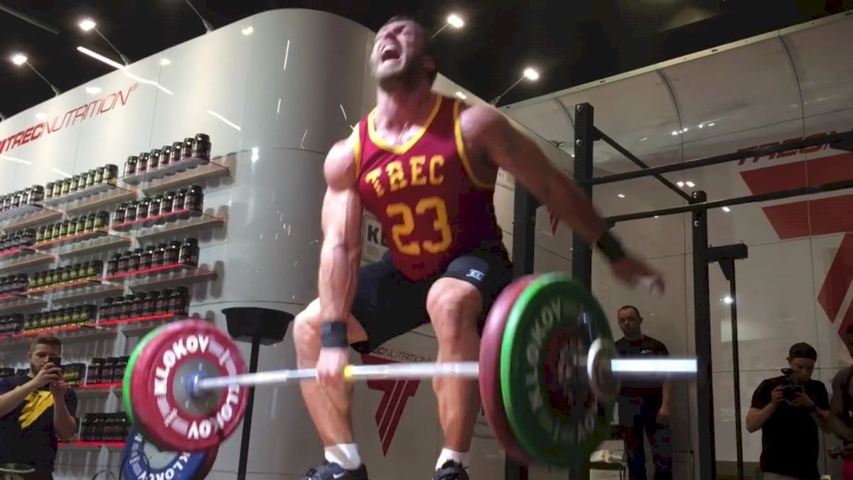 Dmitry Klokov Snatches 101kg With One Hand