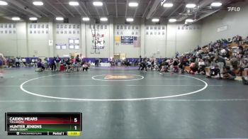 144 lbs Quarterfinal - Hunter Jenkins, Union County vs Caiden Mears, Tullahoma
