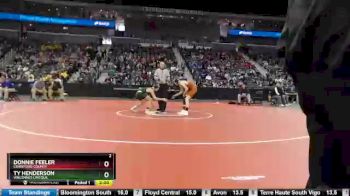 106 lbs Quarterfinal - Donnie Feeler, Crawford County vs Ty Henderson, Vincennes Lincoln.