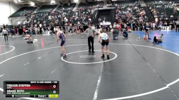 138 lbs Champ. Round 2 - Trevor Steffen, GACC vs Drake Roth, MWC Wrestling Academy