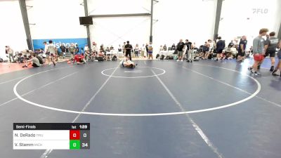 129 lbs Semifinal - Nico DeRado, Triumph Maize vs Vincent Stamm, Michigan Premeir Gold