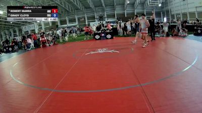 190 lbs Champ. Round 2 - Robert Ibarra, Arizona vs Grady Cloyd, California