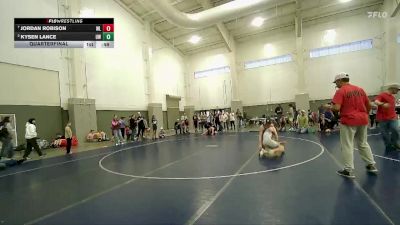 96 lbs Quarterfinal - Jordan Robison, Westlake vs Kysen Lance, Uintah Wrestling