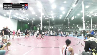 132 lbs Rr Rnd 7 - Paige Weiss, Scorpions - Girls vs Emily Sarrs, Lady Assassins