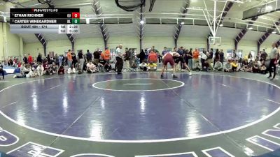 174 lbs 1st Place Match - Ethan Richner, Gannon University vs Carter Winegardner, West Liberty