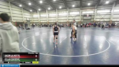 100 lbs Champ. Round 1 - Jacob La Notte, Wasatch Wrestling Club vs Dylan Macievic, Charger Wrestling Club