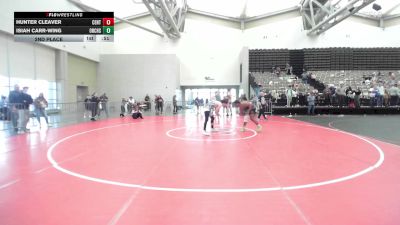 174-A lbs 2nd Place - Hunter Cleaver, Centenary vs Isiah Carr-Wing, Orchard South WC