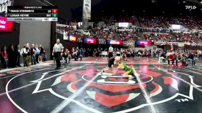 A - 157 lbs Cons. Round 3 - Logan Heyne, Whitefish vs Trace Steinmetz, Lockwood (Billings)