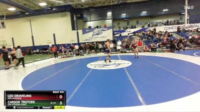 174 lbs Semifinal - Leo Draveling, UW-LaCrosse vs Carson Trotzer, UW-Stevens Point