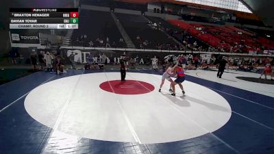 144-150 lbs Champ. Round 2 - Braxton Henager, Oregon vs Davian Tovar, California