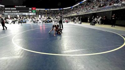 70 lbs Round Of 16 - Bryce Gates, River Valley vs Dozier Young IV, Shaler