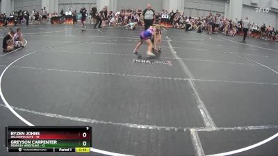 60 lbs Round 5 (8 Team) - Greyson Carpenter, Pedraza Wrestling vs Ryzen Johns, Oklahoma Elite