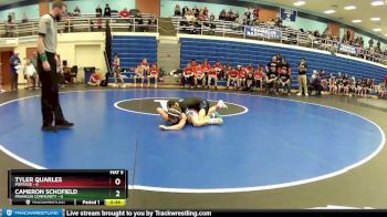 80 lbs Round 1 (4 Team) - Cameron Schofield, Franklin Community vs Tyler Quarles, Portage