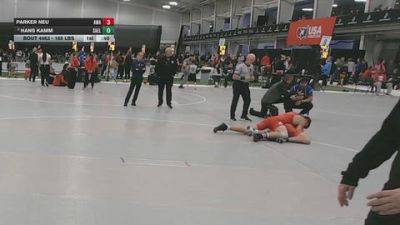 165 lbs Cons. Semis - Hans Kamm, Salem Elite vs Parker Neu, Askren Wrestling Academy