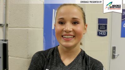 Madison Kocian On Having Fun, Pre-NCAAs Training, & Being Back In Chaifetz Arena - 2017 NCAA Championships Semifinal 1