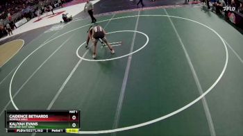 5th Place Match - Kaliyah Evans, Bellevue East Girls vs Caidence Bethards, Norfolk Girls