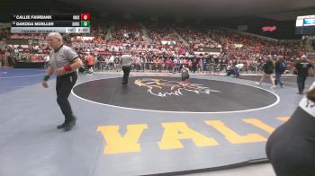 155 lbs Champ. Round 1 - Callie Fairbank, Independence HS vs Dakoda Moeller, St. George-Rock Creek HS