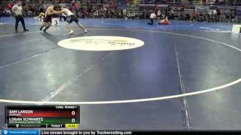 285 lbs Cons. Round 1 - Logan Schwartz, Breckenridge/Wahpeton vs Sam Larson, Bismarck