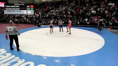 3A 285 lbs Quarterfinal - Isaac Mencham, Manti vs Jaxton Holyoak, Canyon View