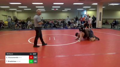 220 lbs Rr Rnd 2 - CJ Vizzcarando, Steller Trained Hutt Clan HS vs Taye Bradshaw, All American HS