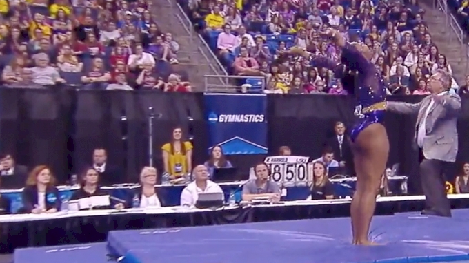 Kennedi Edney's Freshman Season Comes Full Circle With Vault Title ...