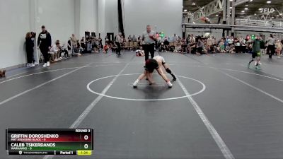 76 lbs Round 3 (4 Team) - Caleb Tsikerdanos, Warhawks vs Griffin Doroshenko, Mat Assassins Black