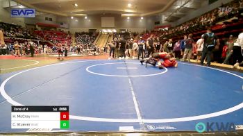 119 lbs Consi Of 4 - Hudson McCray, Pawnee Peewee Wrestling vs Camden Stuever, Skiatook Youth Wrestling