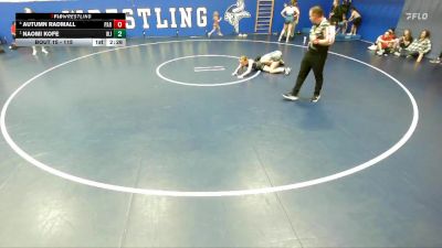 115 lbs Semifinal - Naomi Kofe, West Jordan vs Autumn Radmall, Paradise