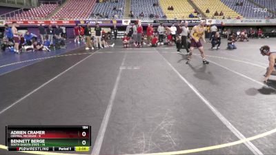 184 lbs Round 1 (16 Team) - Adrien Cramer, Central Michigan vs Bennett Berge, South Dakota State