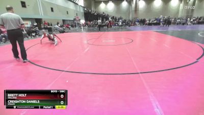 138C Semifinal - Creighton Daniels, Staley vs Brett Holt, Willard