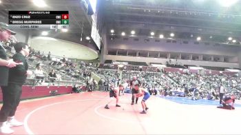 100 lbs Cons. Semi - Bregg Murphree, Bentonville Wrestling Club vs Enzo Cruz, Conway Wrestling Club