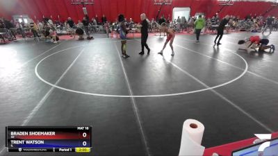 130 lbs Cons. Round 2 - Braden Shoemaker, SD vs Trent Watson, IL