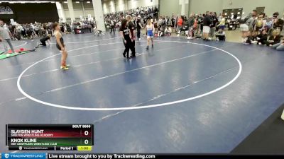 117 lbs Cons. Round 3 - Knox Kline, HBT Grapplers Wrestling Club vs Slayden Hunt, Shelton Wrestling Academy