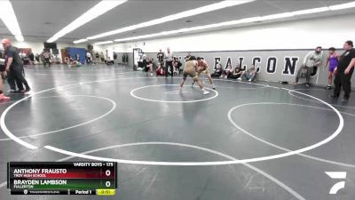 175 lbs Cons. Round 4 - Brayden Lambson, Fullerton vs Anthony Frausto, Troy High School