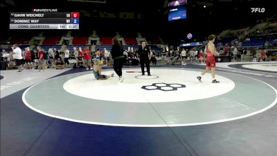 144 lbs Cons. Quarters - Gavin Weichelt, CO vs Dominic Way, WV