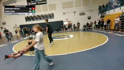 84 lbs Round 2 - Santiago Piplica, Riverton Middle School vs Paele Rapp, Powell Middle School