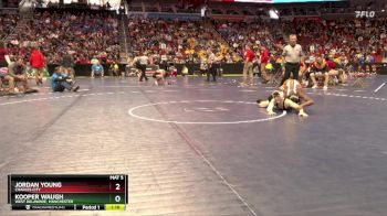 2A-126 lbs Cons. Round 2 - Jordan Young, Charles City vs Kooper Waugh, West Delaware, Manchester