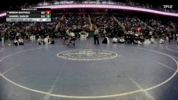 4A 165 lbs Cons. Round 3 - Brieon Mayfield, Jack Britt vs Gabriel Sadler, Green Level