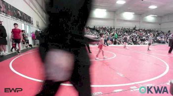 46 lbs Semifinal - Sergio Thompson, Fort Gibson Youth Wrestling vs Jett Hamm, Pocola Youth Wrestling
