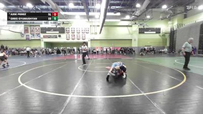 113 lbs Semifinal - Jude Perez, Palisades vs Greg Gyumushyan, BIRMINGHAM