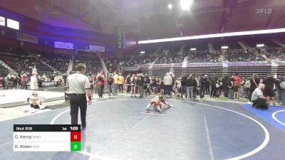 90 lbs Consi Of 4 - Devon Kemp, Windy City WC vs Kain Alden, Heights Wrestling Club MT