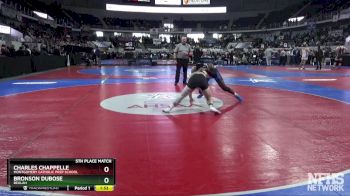 1A-4A 190 5th Place Match - Charles Chappelle, Montgomery Catholic Prep School vs Bronson Dubose, Beulah