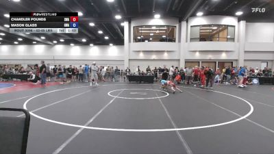 43-45 lbs Champ. Round 2 - Chandler Pounds, Slate Wrestling Academy vs Mason Glass, Glasgow Wrestling Academy