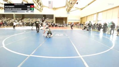 134-I2 lbs Final - Kyle Masci, None vs Charlie Cirlincione, Unattached