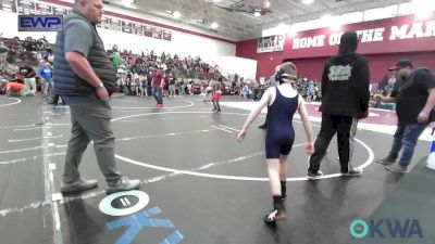 70 lbs Final - Clementina Zapata, OKC Saints Wrestling vs Declan Lambert, Husky Wrestling Club