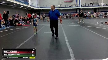 48 lbs Round 7 (8 Team) - Eva Encarnacion, Headhunters vs RHETT JENKINS, Undisputed Wrestling