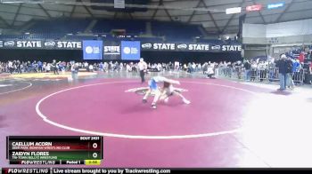 78 lbs Cons. Round 4 - Caellum Acorn, Deer Park Ironman Wrestling Club vs Zaidyn Flores, Tri-Town Bullyz Wrestling