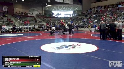 5A 100 lbs Semifinal - Emele Siegfried, Sylvan Hills vs Chloe Brown, Bauxite